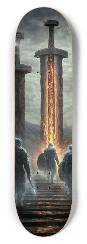 Valhalla ( glow in the dark ) 8-1/2 Skateboard Deck
