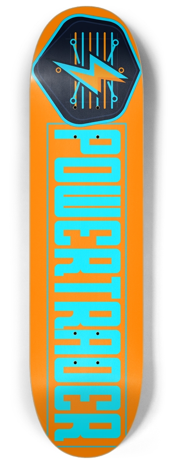 PT Super Orange 8-1/4 Skateboard Deck