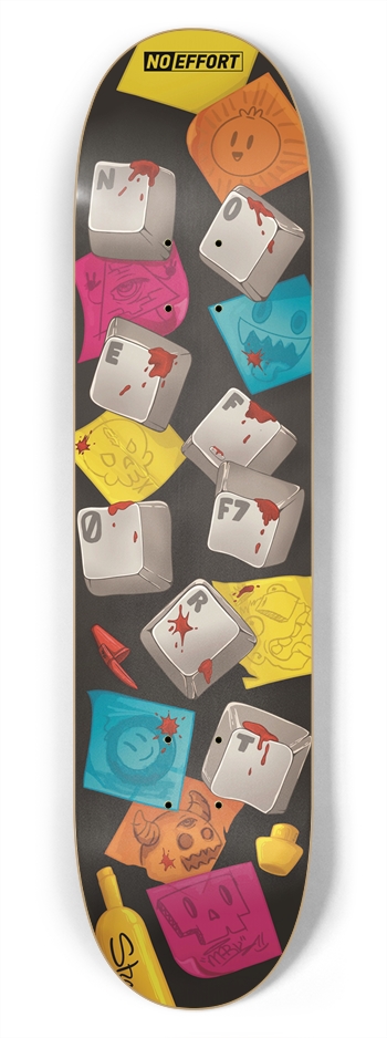 Sticky Notes 7-3/4 Skateboard Deck