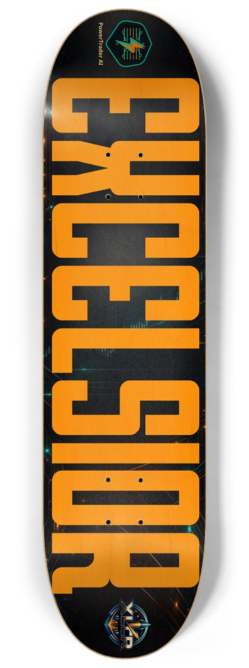 XLCR FullStack Orange 8-1/4 Skateboard Deck