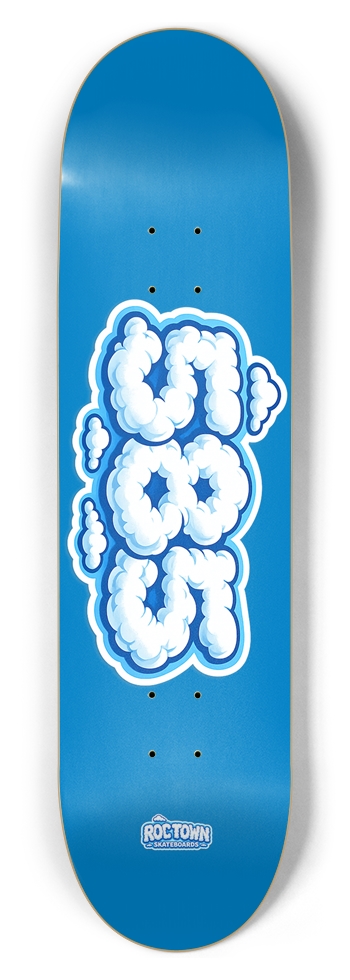 Clouded Area Code 8-1/2 Skateboard Deck