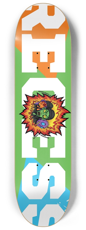 Recess Crew 66 Flame Sketch Deck 8.25