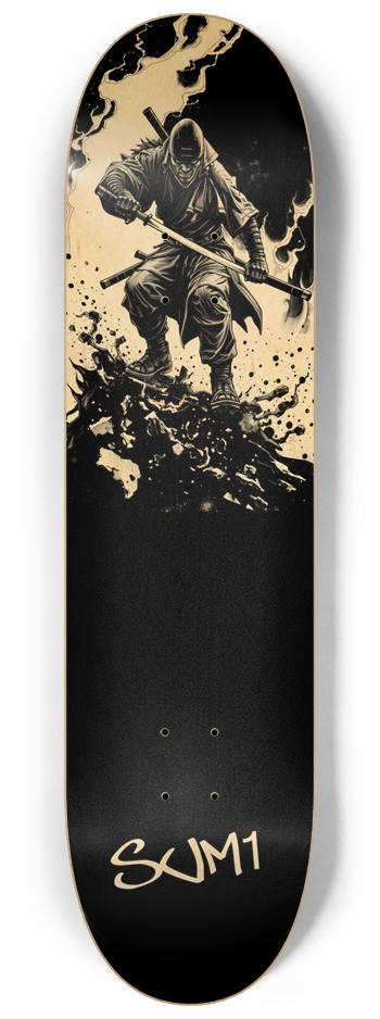 sum1sk8boards samurai 8.25 popsicle skateboard 8-1/4 Skateboard Deck