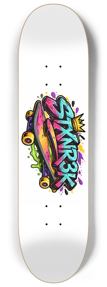 STxNR3K JUMP OFF. 8-1/4 Skateboard Deck