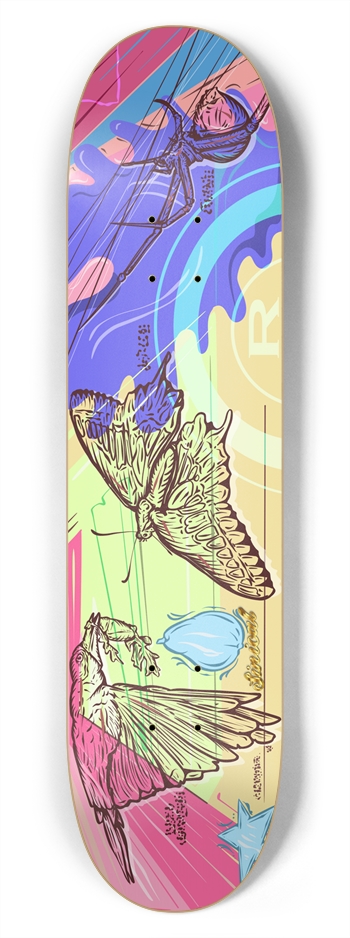 Butterfly 7-3/4 Skateboard Deck