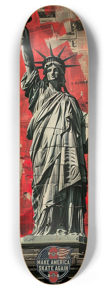 Masa Lady Liberty 8 Inch Skateboard Deck
