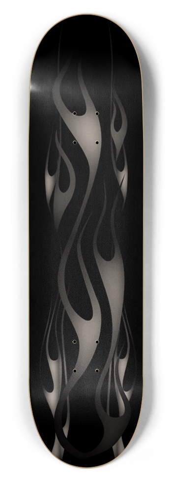 Flame Skateboard (black)