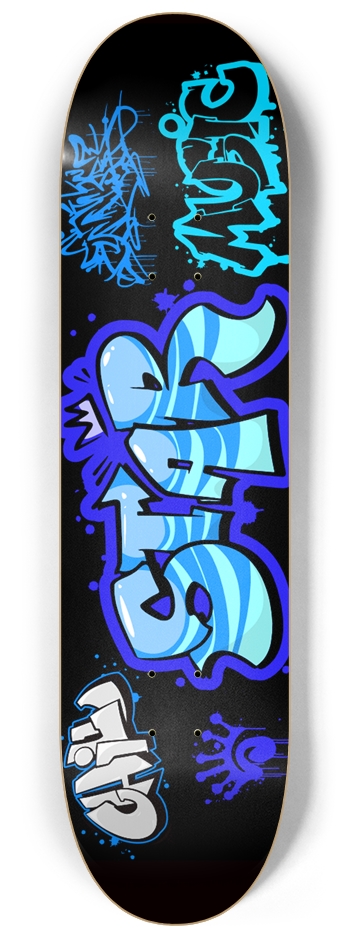 Star Graffiti Deck 8-1/4 Skateboard Deck