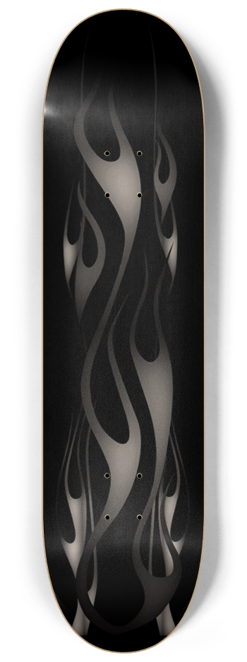 Flame Skateboard (black)