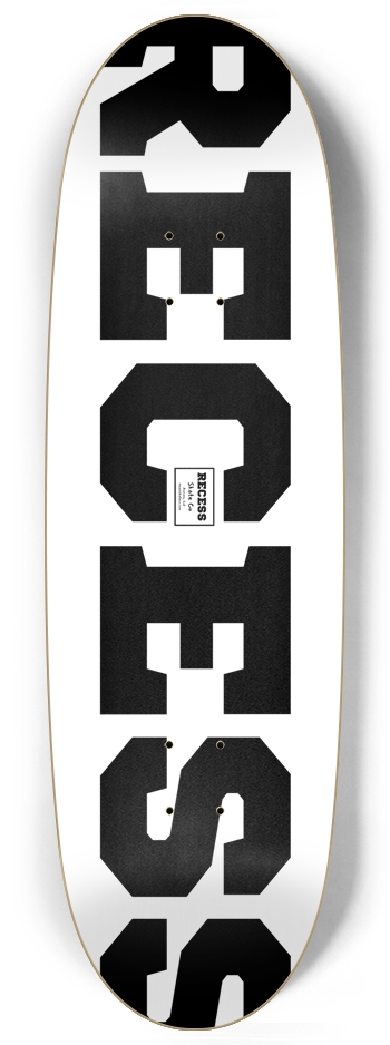Recess Logo Egg Deck White 9.75
