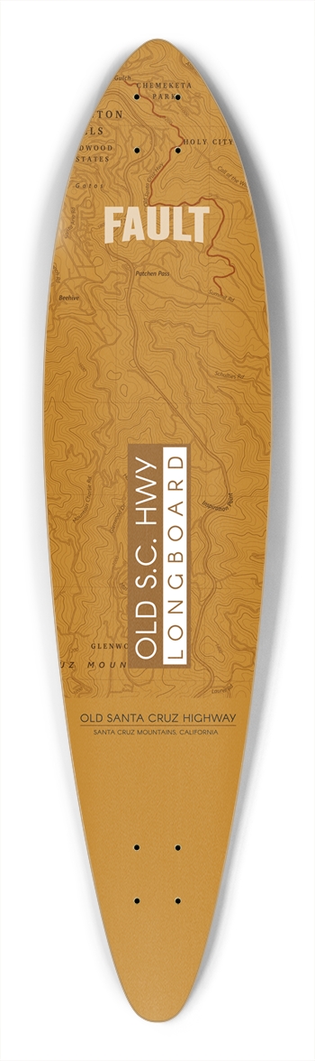 FAULT Old S.C. HWY - LONGBOARD Pintail Longboard