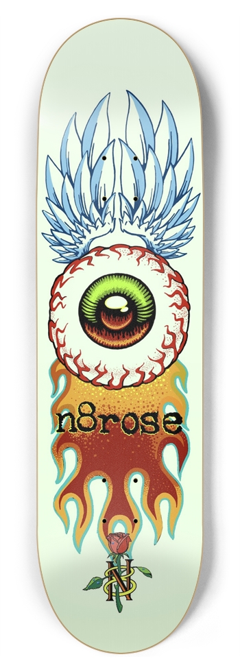 N8Rose Glow 8-3/4 Inch Skateboard
