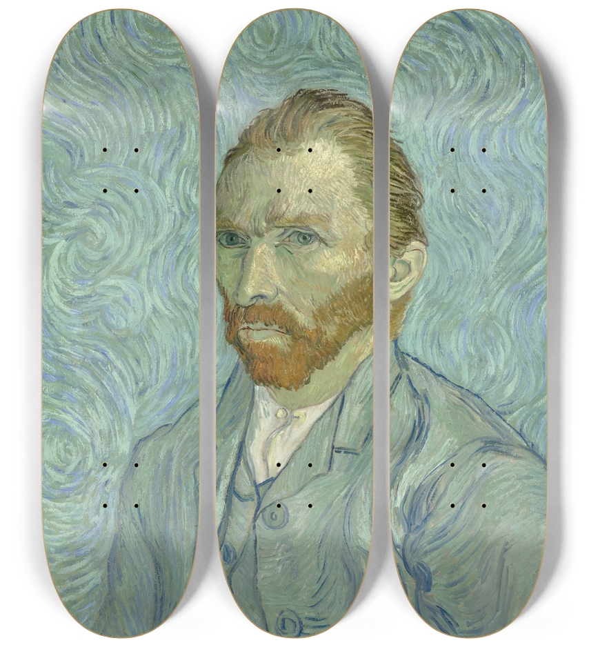 Van Gogh Skateboard Custom Art Skateboard 3 Deck Wall Series