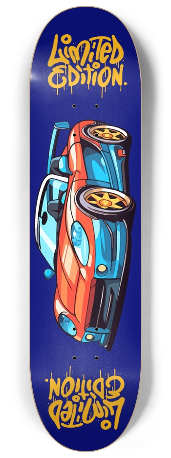 Sports Car Deck 8-1/4 Skateboard Deck