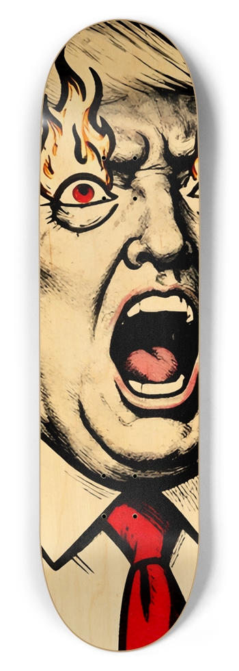 VILLAIN SKATEBOARDS FLYING DEVIL DONNIE 01 8-1/2 Skateboard Deck