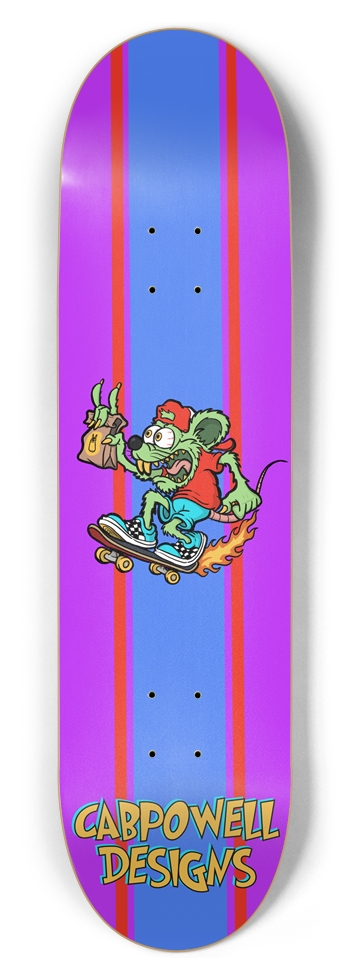 Brown Bagger Rat Fink 8-1/2 Skateboard Deck