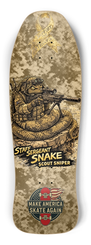 Support the Troops Staff Sergeant Shredder Shredder Shape