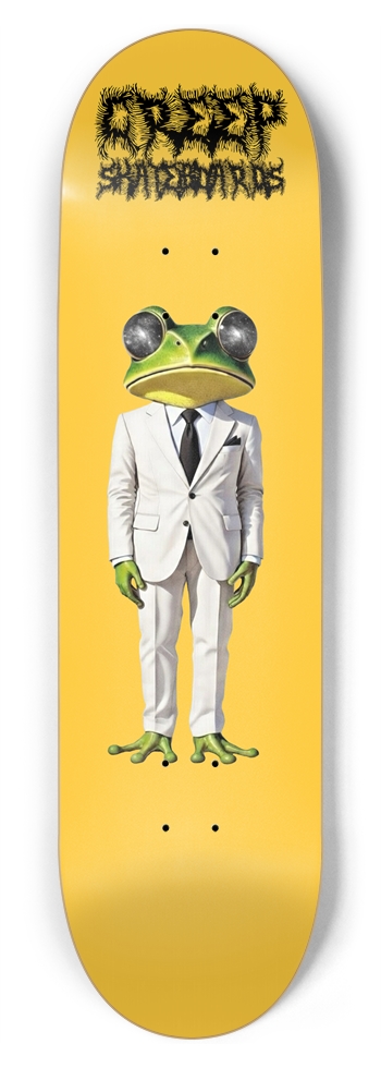 Larry the Frog 8-3/4 Inch Skateboard