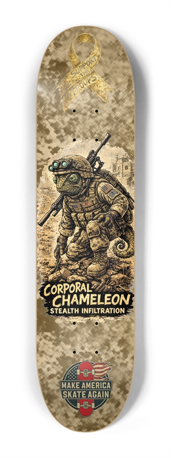 Support the Troops Corporal 7.5 MINI LOGO 7-1/4 Mini/Kid Skateboard