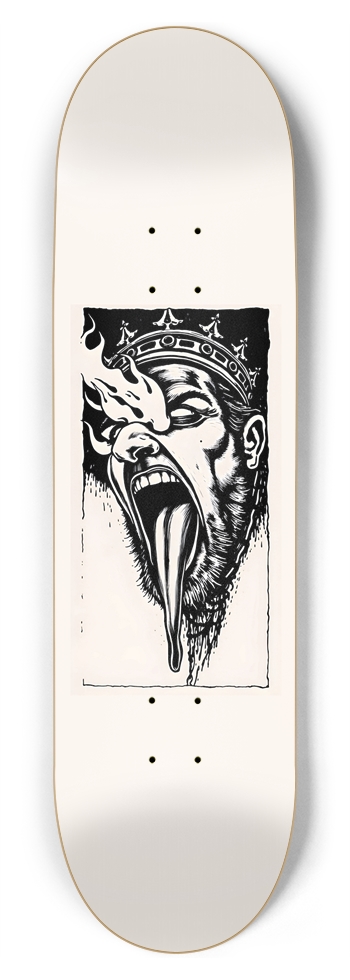VILLAIN HALF DROP TONGUE DRIP 01 KINGLY KINGS 8-3/4 Inch Skateboard
