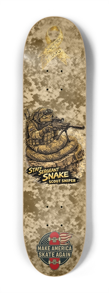 Support the Troops Staff Sergeant 7.5 MINI LOGO 7-1/4 Mini/Kid Skateboard