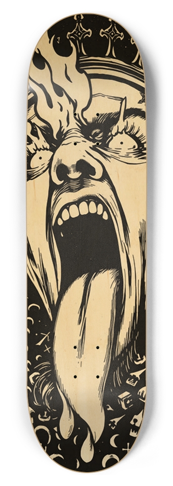 VILLAIN HALF DROP TONGUE DRIP 01 KINGLY KINGS 01 8-3/4 Inch Skateboard