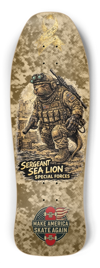 Support the Troops Sergeant Shredder Shredder Shape