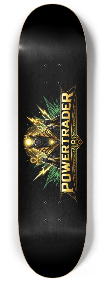 PT Anubis Black 8-1/4 Skateboard Deck