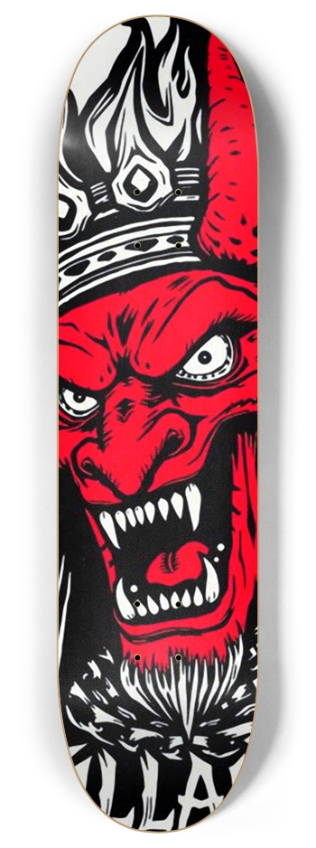 VILLAIN LIVED RED KING DROP 01 MURPHY VARIANT 8 Inch Skateboard Deck