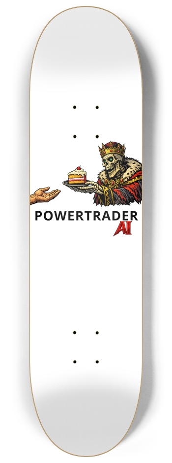 PT Cake White 8-1/4 Skateboard Deck