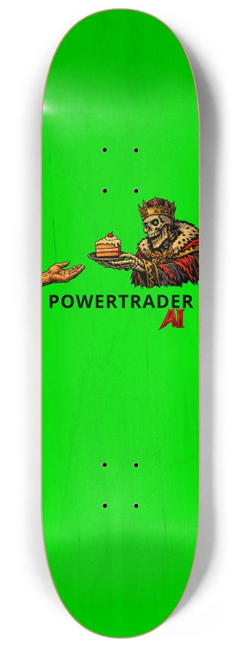 PT Cake Green Natural 8-1/4 Skateboard Deck