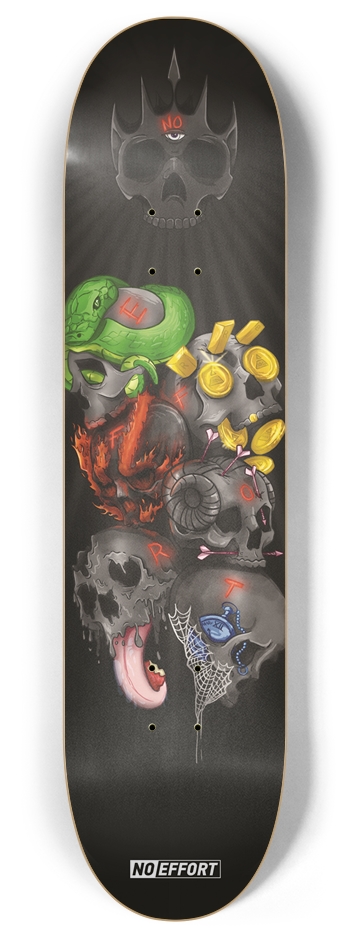 The Sins 8 Inch Skateboard Deck