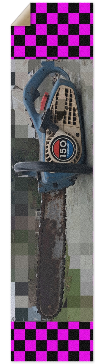 CHAINSAW PATINA Griptape for Longboards