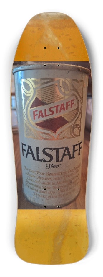 Custom C Old sChool beer can  Skateboard