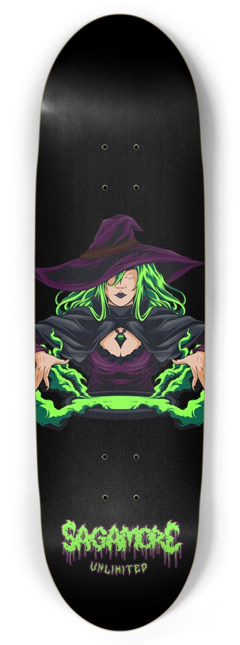 Dark Witch Football Shape