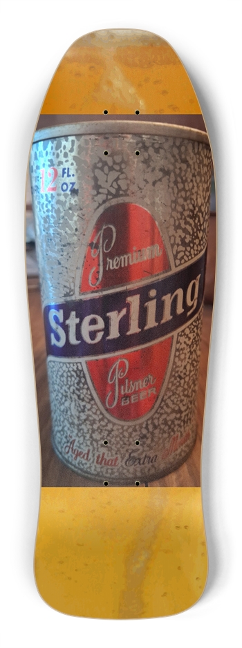 Custom C Old School Beer Skateboard