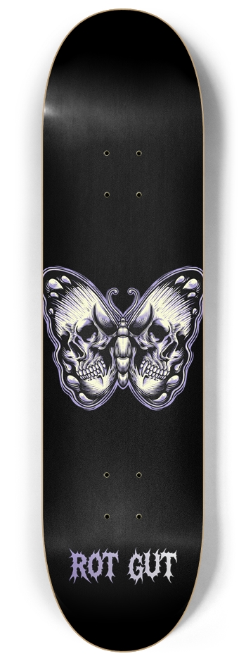 Skull Moth (8.25) 8-1/4 Skateboard Deck