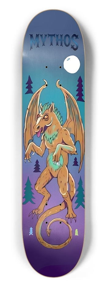 Devil in the moonlight 7-1/2 Skateboard Deck
