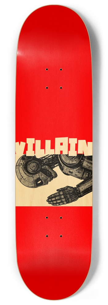 ROBO DECK FORCE OF NATURE 01 RED DEAD DELUXE 9 Inch Skateboard