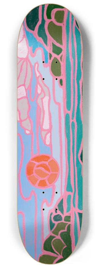 Stained Glass 8-1/4 Skateboard Deck