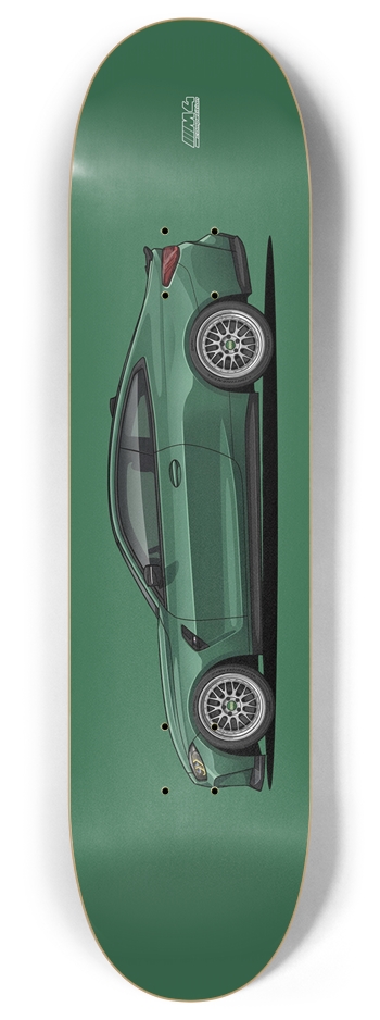 Isle of Man Green G82 M4C 8 Inch Skateboard Deck