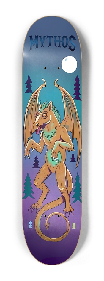 Devil in the moonlight 7-1/4 Mini/Kid Skateboard