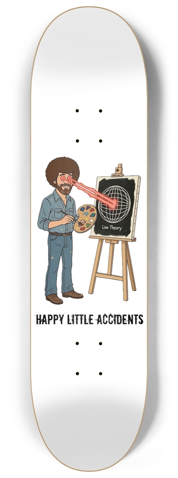Happy little accident 8.25 8-1/4 Skateboard Deck