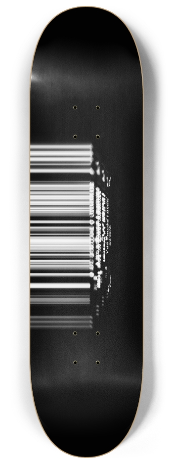 Bar Code 8-1/4 Skateboard Deck