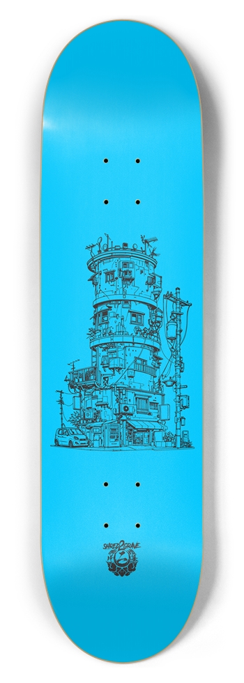 Little Cities (Apartments) 8-1/2 Skateboard Deck