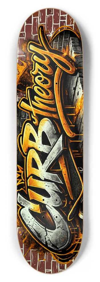 Ct brick glow in the dark 8-1/2 Skateboard Deck