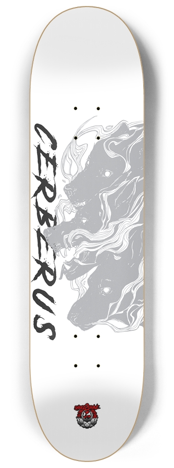Cerberus (White Edition) 8-1/4 Skateboard Deck