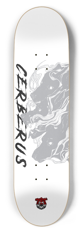 Cerberus (White Edition) 8-1/2 Skateboard Deck