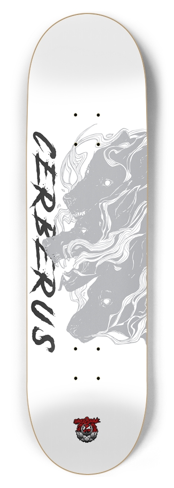 Cerberus (White Edition) 8-3/4 Inch Skateboard