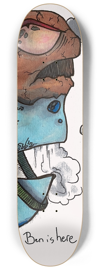 Rocked 8-1/4 Skateboard Deck